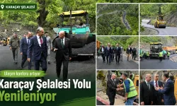 Karaçay Şelalesi Yolu Yenileniyor