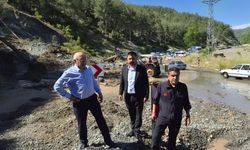 MHP Osmaniye İl Başkanlığı Bahçe’deki Sel Hasarını Yerinde İnceledi
