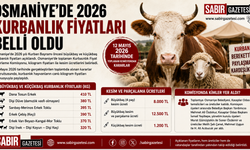 Osmaniye’de 2026 Kurbanlık Fiyatları Belli Oldu