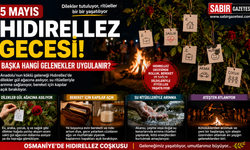 Gecelik Hıdırellez Ritüeli! Osmaniye’de Dilekler Gül Ağacına Asılıyor