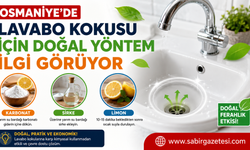 Osmaniye’de Lavabo Kokusu İçin Doğal Çözüm