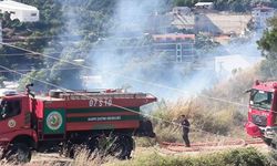 Alanya'da zirai alanda çıkan yangın söndürüldü