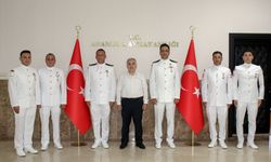 Anamur Kaymakamı Duru, Sahil Güvenlik Bot Komutanlığı personeliyle bir araya geldi