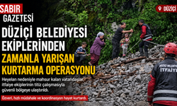 Düziçi'nde Mahsur Kalanlara Zamanla Yarışan Kurtarma