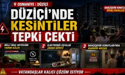 Düziçi’nde Kesintiler Tepki Çekti