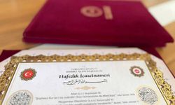 Düziçi’nde Kur’an Kursu Öğrencisi Hafızlık Belgesiyle Taçlandı