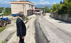 Ellek’te Doğalgaz Sonrası Yol Çalışmaları Başladı