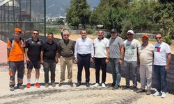 Finike Kaymakamı Çelik ilçedeki yatırımları inceledi