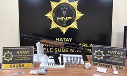 Hatay'da uyuşturucu operasyonunda yakalanan 2 şüpheli tutuklandı