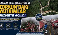 Karaçay Saklı Şelale Yolu ve Zorkun'daki Yatırımlar Hizmete Açıldı