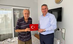 Başkan Mustafa İba’dan Hacı Haleplioğlu’na Geçmiş Olsun Ziyareti