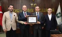 Osmaniye Başsavcısı Uygur Kaan Arısoy'a Fahri Hemşehrilik Beratı Verildi