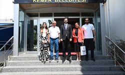 Ukrayna'nın Antalya Başkonsolosu Konopliastyi'den Kemer Belediyesine ziyaret: