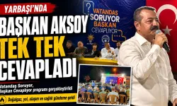 Başkan Aksoy Tek Tek Cevapladı