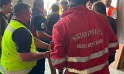 Antakya'da Asansör Boşluğuna Düşen İşçi Hızla Kurtarıldı