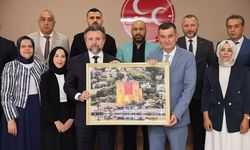 MHP Alanya Teşkilatından İl Başkanı Sadullah Güneş'e Ziyaret