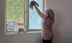 Hocaköy'de Tarihi Konağa Titiz Temizlik Çalışması