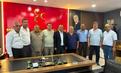 MHP Ceylanpınar İlçe Başkanı Tetik'e Tebrik Ziyareti