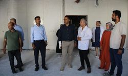 AK Parti Mersin Milletvekili Kıratlı, Bozyazı'da hastane inşaatında incelemede bulundu