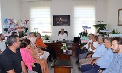 AK Parti'li Çakır'dan Anamur Milli Eğitim Müdürlüğüne atanan Doğan'a ziyaret