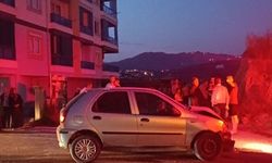 Alanya'da otomobil ile kamyonetin çarpıştığı kazada 2 kişi yaralandı