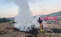 Arsuz Gözcüler’de Bahçe Yangını Kontrol Altına Alındı