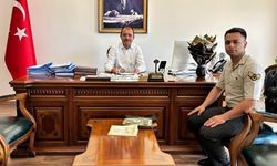 Astsubay Emre Kaya’dan Kaymakam Dolu’ya Ziyaret