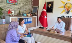 Başkan Kararmaz Fatma Bozkurt ve Güzel'i Ağırladı