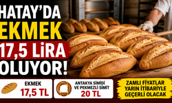 Hatay'da Ekmek 17,5 Lira Oldu! Zamlı Tarife Yarın Başlıyor