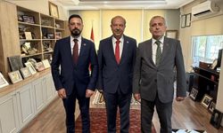 Dt. Mehmet Ali Şipal, Ersin Tatar'ı Ziyaret Etti