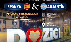 Düziçi'nde Dünya Kupası Finali Dev Ekranda İzlenecek