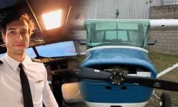 Eğitim Uçağında Dehşet! Pilot Kendini Boşluğa Bıraktı