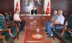 Erzin’de Kaymakam Akpınar’a nezaket ziyareti