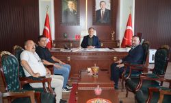 Erzinli Emlakçılardan Kaymakam Akpınar’a Ziyaret