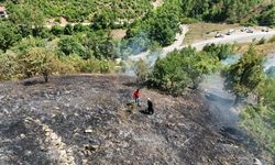 GÜNCELLEME - Adana'nın Feke ilçesinde çıkan orman yangını kontrol altında