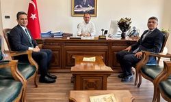 Halkbank Kadirli Müdürü Dingil’den Kaymakam Dolu’ya Ziyaret
