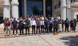 Hatay’da Sağlık Personeline Yangın Eğitimi Verildi