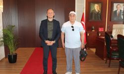 HRT Akdeniz TV Temsilcisi Coşkuner'den Kaymakama Ziyaret