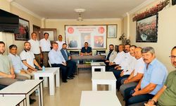 Mustafa İba ve Cumhur İttifakı Heyetinden MHP Düziçi İlçe Başkanlığına Ziyaret