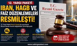 IBAN, HAGB ve Faiz Düzenlemeleri Resmileşti