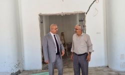 İl Müftüsü Taşcı Hasanbeyli Camii İnşaatını İnceledi