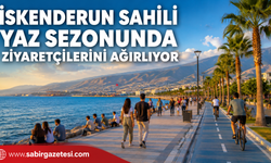 İskenderun Sahili Yaz Sezonunda Ziyaretçilerini Ağırlıyor