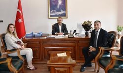 Kadirli Ziraat Bankası Müdürü Kaymakam Dolu’yu Ziyaret Etti
