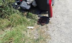 Hasanbeyli’de Üç Tekerli Akülü Motosiklet Dereye Uçtu