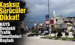 Kasksız Sürücüler Dikkat! KGYS Destekli Trafik Denetimleri Başladı