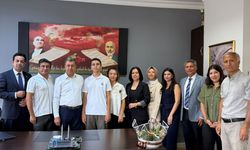 LGS Türkiye birincisi Eren Kocaöz'den İlçe Milli Eğitim Müdürü Tekdemir'e ziyaret
