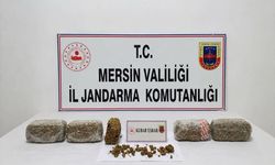Mersin'de 6 kilo 300 gram esrar ele geçirildi