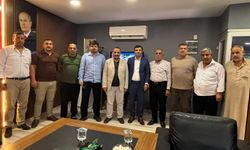 Ziraat Mühendislerinden MHP Ceylanpınar İlçe Başkanı Halil Tetik'e Tebrik Ziyareti