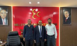 MHP Ceylanpınar İlçe Başkanı Tetik'e Hayırlı Olsun Ziyareti