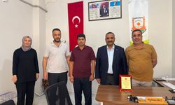 Halil Tetik, Numarataj Müdürü Mahmut Boz'u Makamında Ziyaret Etti